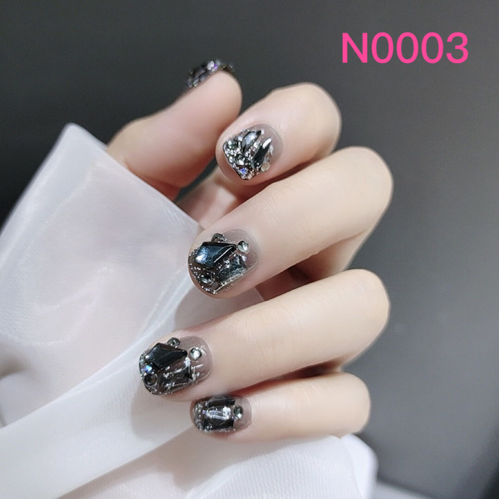 Short Nail Art—24 pieces/box +1 glue【28】