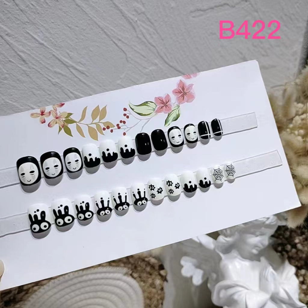 Short Nail Art—24 pieces/box +1 glue【28】