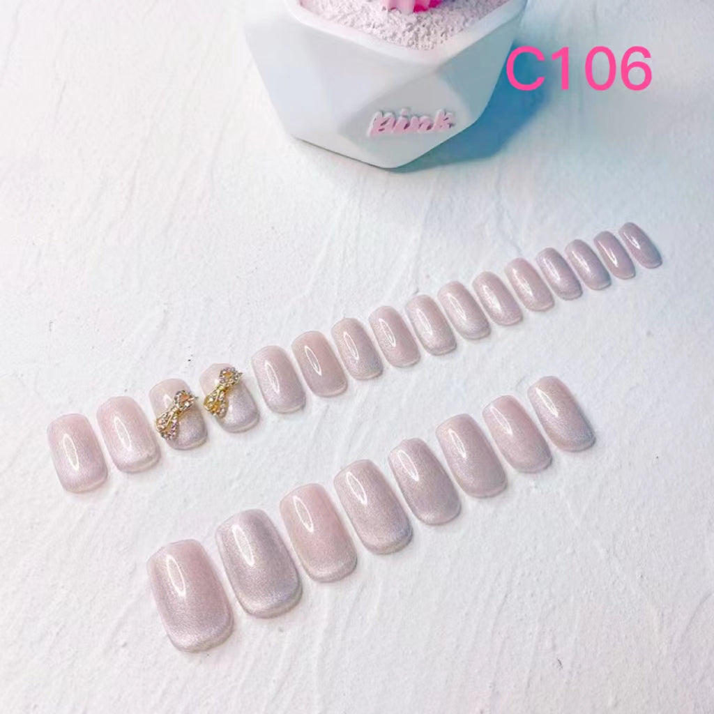 Short Nail Art—24 pieces/box +1 glue【28】