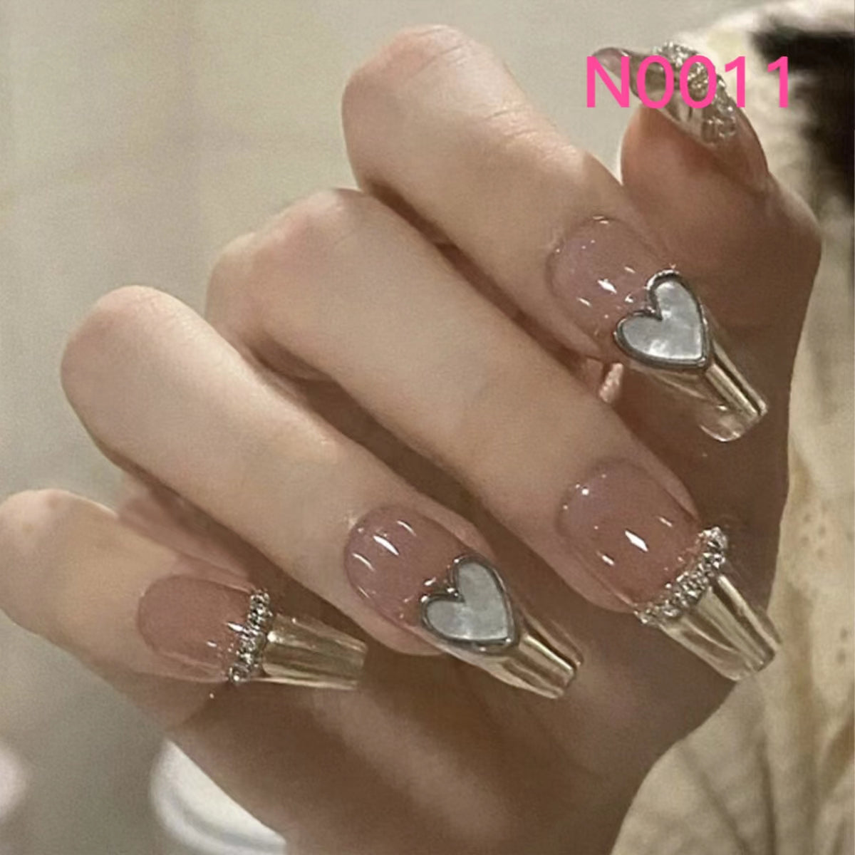 Short Nail Art—24 pieces/box +1 glue【28】